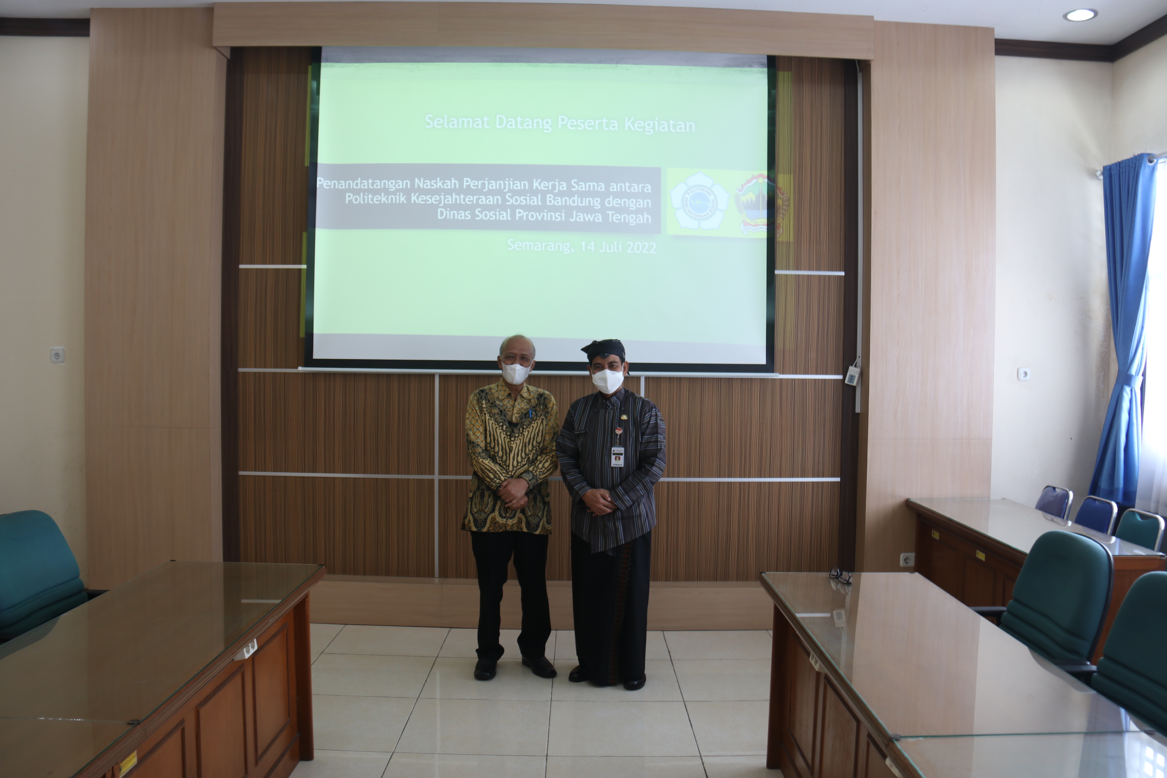 Kerjasama POLTEKKESOS, Bandung dengan DINSOS Provinsi Jawa Tengah